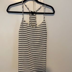 J crew striped tank size 4